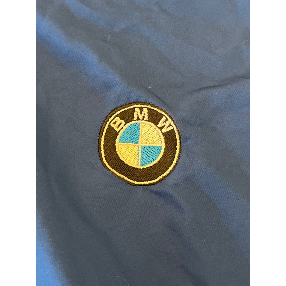 Nike BMW Advantage‎ BMW Midtown Mens Blue Quarter Zip Windbreaker Jacket Medium
